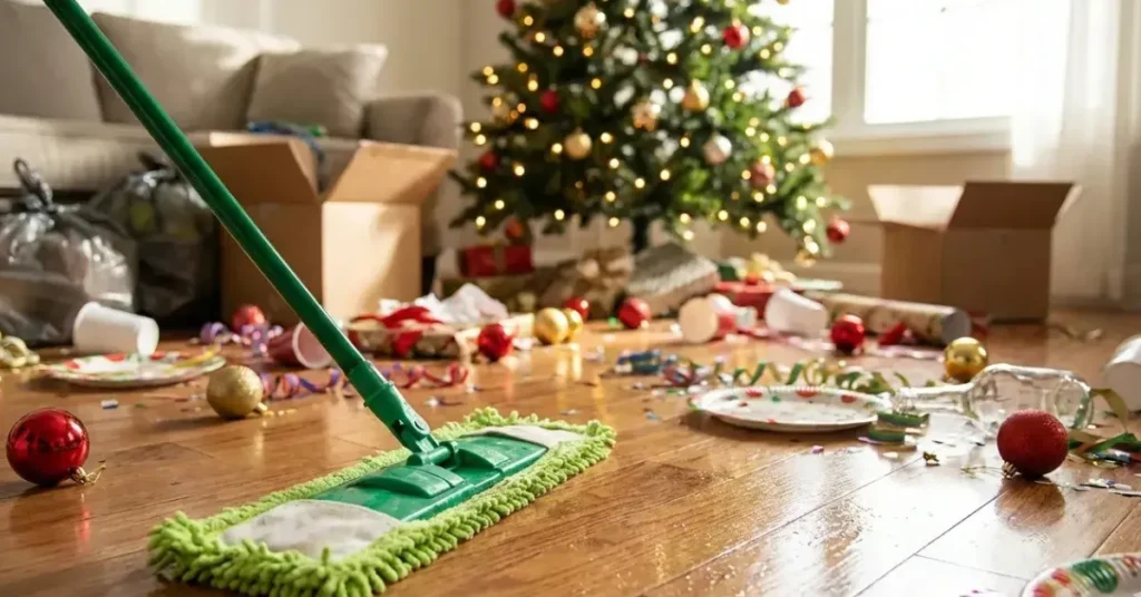 after Christmas clean up