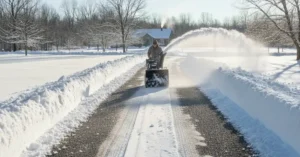 Gravel Driveway Snow Removal