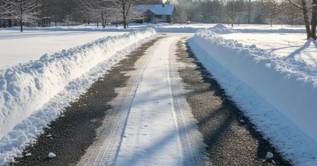 Gravel Driveway Snow Removal