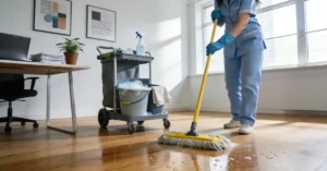 Commercial office cleaning